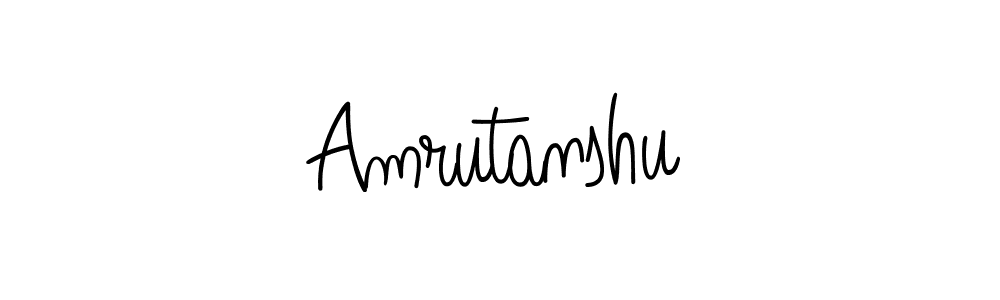 Amrutanshu stylish signature style. Best Handwritten Sign (Angelique-Rose-font-FFP) for my name. Handwritten Signature Collection Ideas for my name Amrutanshu. Amrutanshu signature style 5 images and pictures png