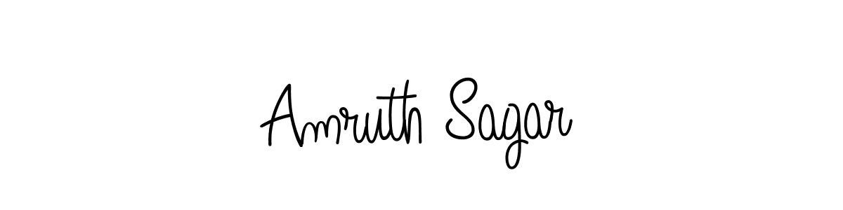 You can use this online signature creator to create a handwritten signature for the name Amruth Sagar. This is the best online autograph maker. Amruth Sagar signature style 5 images and pictures png