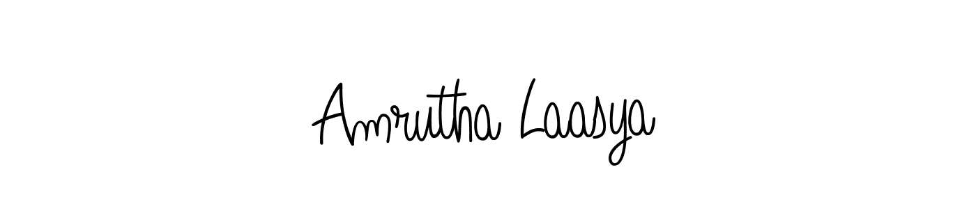 You can use this online signature creator to create a handwritten signature for the name Amrutha Laasya. This is the best online autograph maker. Amrutha Laasya signature style 5 images and pictures png