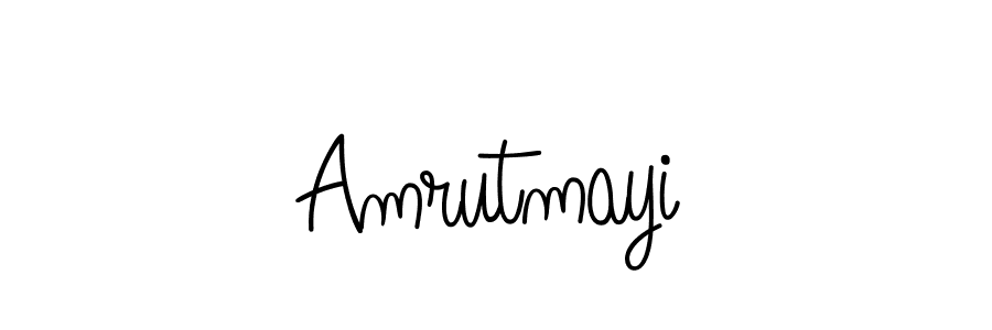 Design your own signature with our free online signature maker. With this signature software, you can create a handwritten (Angelique-Rose-font-FFP) signature for name Amrutmayi. Amrutmayi signature style 5 images and pictures png