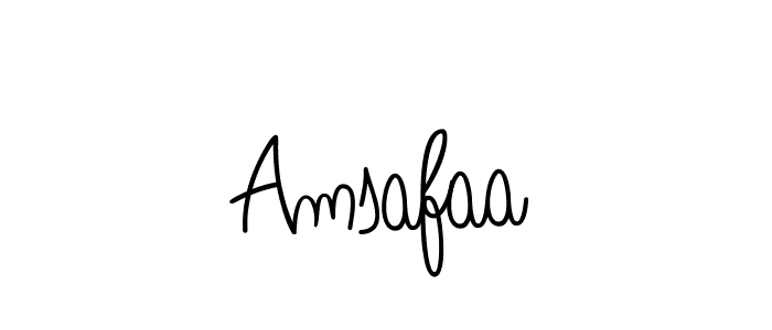 How to make Amsafaa signature? Angelique-Rose-font-FFP is a professional autograph style. Create handwritten signature for Amsafaa name. Amsafaa signature style 5 images and pictures png