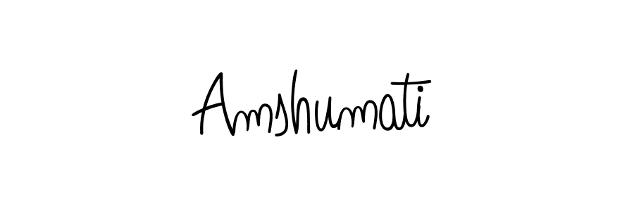 You should practise on your own different ways (Angelique-Rose-font-FFP) to write your name (Amshumati) in signature. don't let someone else do it for you. Amshumati signature style 5 images and pictures png