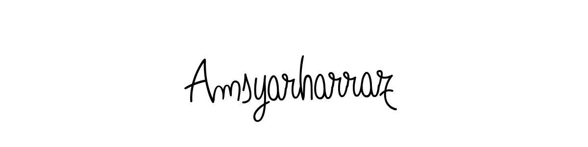 Make a beautiful signature design for name Amsyarharraz. Use this online signature maker to create a handwritten signature for free. Amsyarharraz signature style 5 images and pictures png