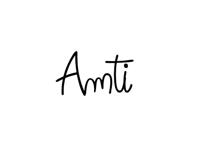 Use a signature maker to create a handwritten signature online. With this signature software, you can design (Angelique-Rose-font-FFP) your own signature for name Amti. Amti signature style 5 images and pictures png