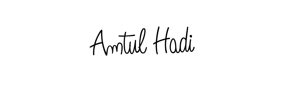 Also we have Amtul Hadi name is the best signature style. Create professional handwritten signature collection using Angelique-Rose-font-FFP autograph style. Amtul Hadi signature style 5 images and pictures png