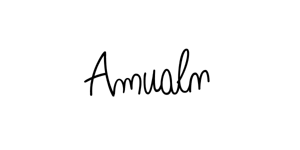 You can use this online signature creator to create a handwritten signature for the name Amualn. This is the best online autograph maker. Amualn signature style 5 images and pictures png