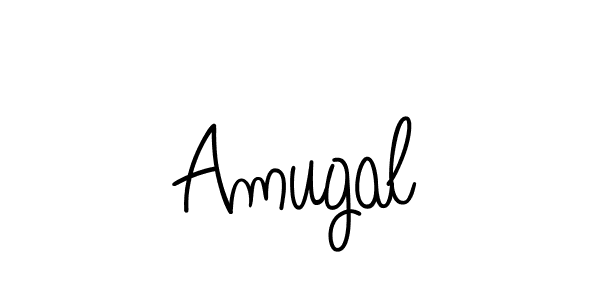 You should practise on your own different ways (Angelique-Rose-font-FFP) to write your name (Amugal) in signature. don't let someone else do it for you. Amugal signature style 5 images and pictures png