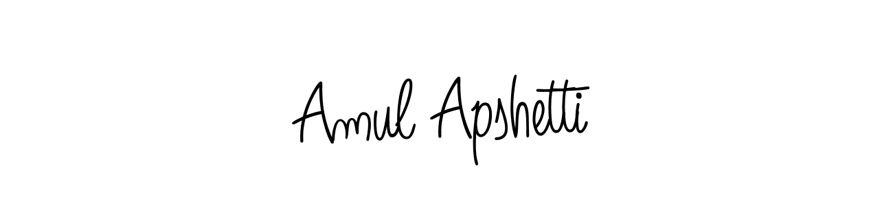 Make a short Amul Apshetti signature style. Manage your documents anywhere anytime using Angelique-Rose-font-FFP. Create and add eSignatures, submit forms, share and send files easily. Amul Apshetti signature style 5 images and pictures png