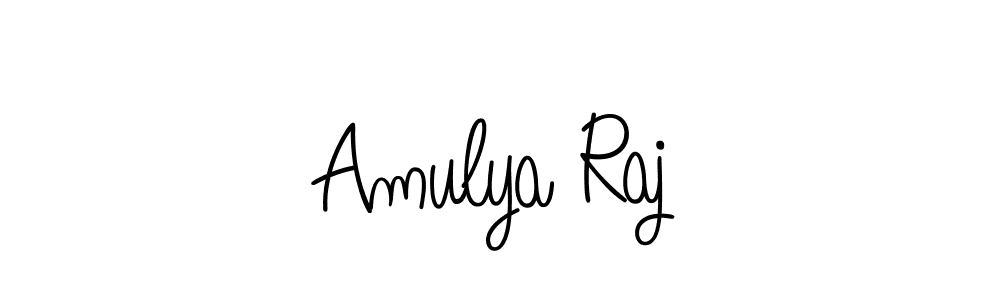 Amulya Raj stylish signature style. Best Handwritten Sign (Angelique-Rose-font-FFP) for my name. Handwritten Signature Collection Ideas for my name Amulya Raj. Amulya Raj signature style 5 images and pictures png