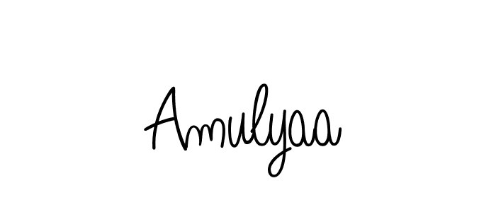 Make a beautiful signature design for name Amulyaa. Use this online signature maker to create a handwritten signature for free. Amulyaa signature style 5 images and pictures png