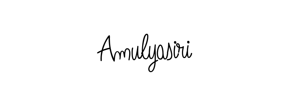 Create a beautiful signature design for name Amulyasiri. With this signature (Angelique-Rose-font-FFP) fonts, you can make a handwritten signature for free. Amulyasiri signature style 5 images and pictures png