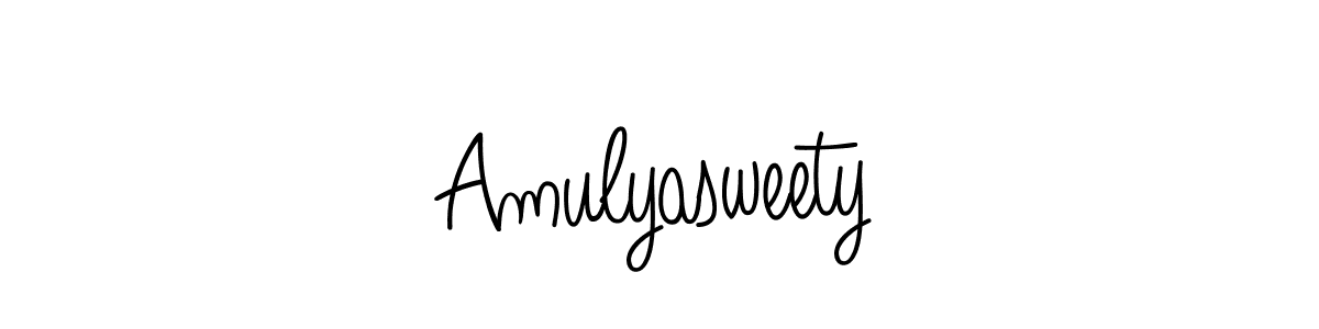 Also You can easily find your signature by using the search form. We will create Amulyasweety name handwritten signature images for you free of cost using Angelique-Rose-font-FFP sign style. Amulyasweety signature style 5 images and pictures png