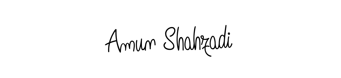 Create a beautiful signature design for name Amun Shahzadi. With this signature (Angelique-Rose-font-FFP) fonts, you can make a handwritten signature for free. Amun Shahzadi signature style 5 images and pictures png
