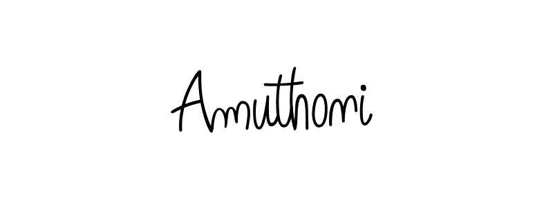 Make a beautiful signature design for name Amuthoni. Use this online signature maker to create a handwritten signature for free. Amuthoni signature style 5 images and pictures png