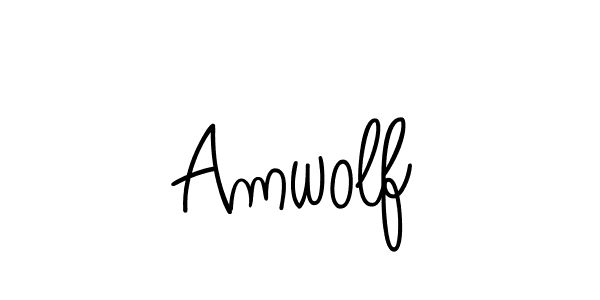 Once you've used our free online signature maker to create your best signature Angelique-Rose-font-FFP style, it's time to enjoy all of the benefits that Amwolf name signing documents. Amwolf signature style 5 images and pictures png