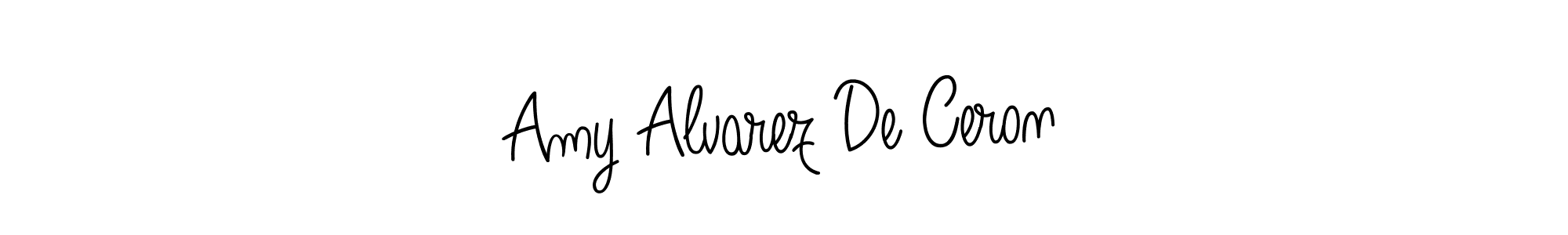 if you are searching for the best signature style for your name Amy Alvarez De Ceron. so please give up your signature search. here we have designed multiple signature styles  using Angelique-Rose-font-FFP. Amy Alvarez De Ceron signature style 5 images and pictures png