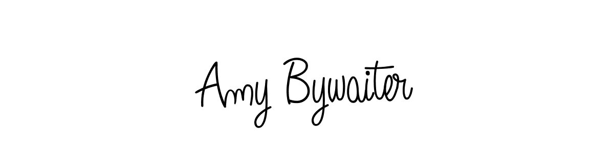 You can use this online signature creator to create a handwritten signature for the name Amy Bywaiter. This is the best online autograph maker. Amy Bywaiter signature style 5 images and pictures png