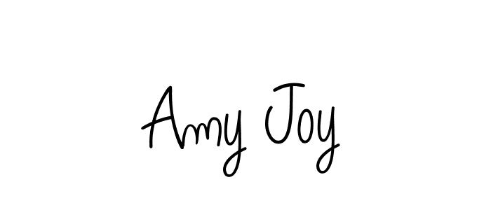 Use a signature maker to create a handwritten signature online. With this signature software, you can design (Angelique-Rose-font-FFP) your own signature for name Amy Joy. Amy Joy signature style 5 images and pictures png