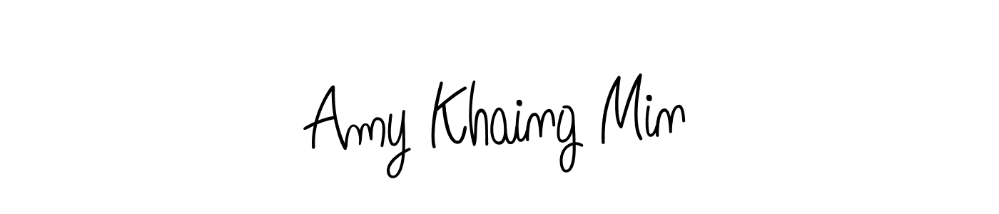 How to make Amy Khaing Min signature? Angelique-Rose-font-FFP is a professional autograph style. Create handwritten signature for Amy Khaing Min name. Amy Khaing Min signature style 5 images and pictures png