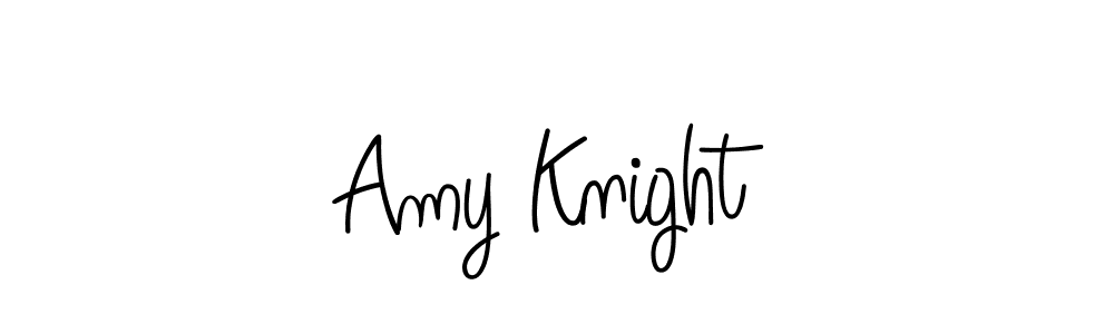 Use a signature maker to create a handwritten signature online. With this signature software, you can design (Angelique-Rose-font-FFP) your own signature for name Amy Knight. Amy Knight signature style 5 images and pictures png
