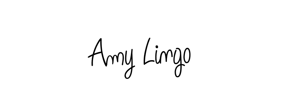 Design your own signature with our free online signature maker. With this signature software, you can create a handwritten (Angelique-Rose-font-FFP) signature for name Amy Lingo. Amy Lingo signature style 5 images and pictures png