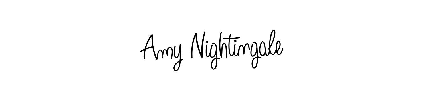 How to make Amy Nightingale signature? Angelique-Rose-font-FFP is a professional autograph style. Create handwritten signature for Amy Nightingale name. Amy Nightingale signature style 5 images and pictures png