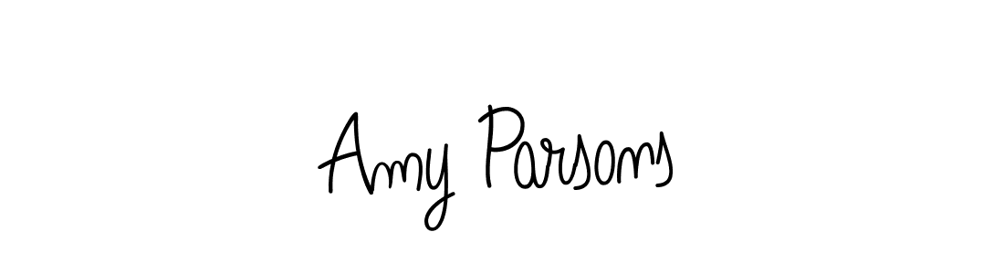 Make a beautiful signature design for name Amy Parsons. With this signature (Angelique-Rose-font-FFP) style, you can create a handwritten signature for free. Amy Parsons signature style 5 images and pictures png