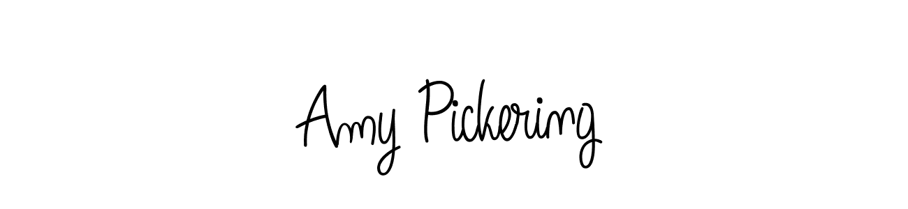 Make a beautiful signature design for name Amy Pickering. With this signature (Angelique-Rose-font-FFP) style, you can create a handwritten signature for free. Amy Pickering signature style 5 images and pictures png