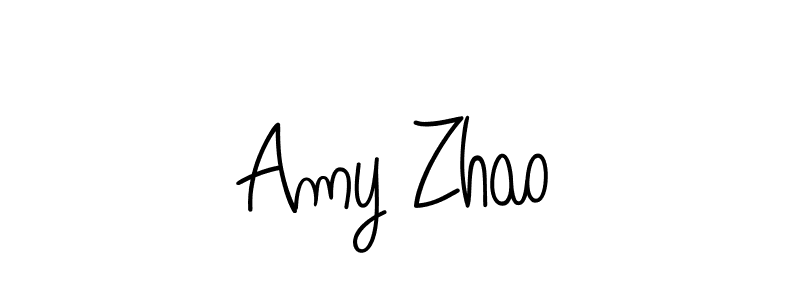 Angelique-Rose-font-FFP is a professional signature style that is perfect for those who want to add a touch of class to their signature. It is also a great choice for those who want to make their signature more unique. Get Amy Zhao name to fancy signature for free. Amy Zhao signature style 5 images and pictures png