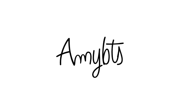 How to make Amybts name signature. Use Angelique-Rose-font-FFP style for creating short signs online. This is the latest handwritten sign. Amybts signature style 5 images and pictures png