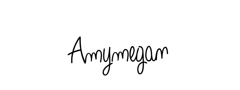 Create a beautiful signature design for name Amymegan. With this signature (Angelique-Rose-font-FFP) fonts, you can make a handwritten signature for free. Amymegan signature style 5 images and pictures png