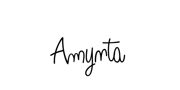 Amynta stylish signature style. Best Handwritten Sign (Angelique-Rose-font-FFP) for my name. Handwritten Signature Collection Ideas for my name Amynta. Amynta signature style 5 images and pictures png