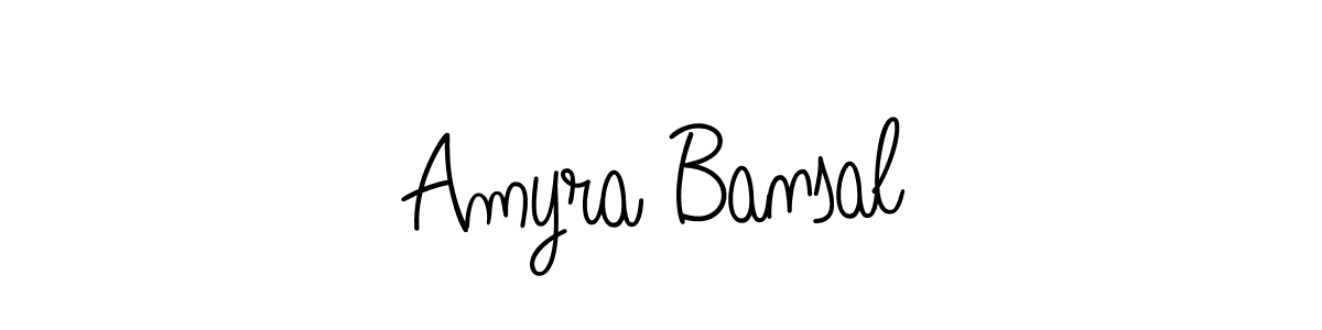 Make a beautiful signature design for name Amyra Bansal. Use this online signature maker to create a handwritten signature for free. Amyra Bansal signature style 5 images and pictures png