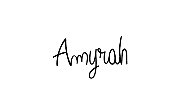 How to Draw Amyrah signature style? Angelique-Rose-font-FFP is a latest design signature styles for name Amyrah. Amyrah signature style 5 images and pictures png
