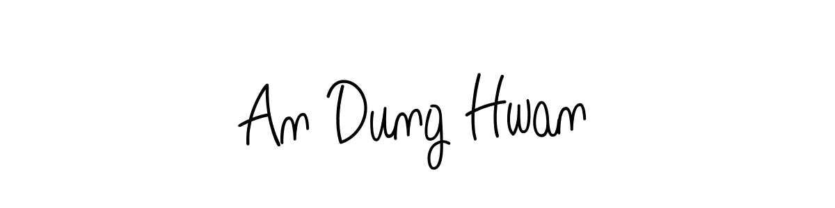 Check out images of Autograph of An Dung Hwan name. Actor An Dung Hwan Signature Style. Angelique-Rose-font-FFP is a professional sign style online. An Dung Hwan signature style 5 images and pictures png