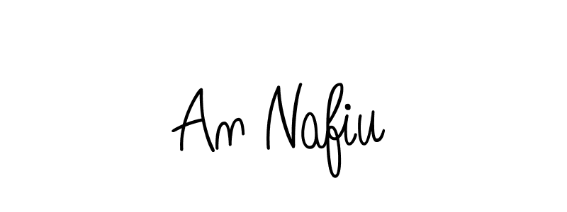 How to Draw An Nafiu signature style? Angelique-Rose-font-FFP is a latest design signature styles for name An Nafiu. An Nafiu signature style 5 images and pictures png