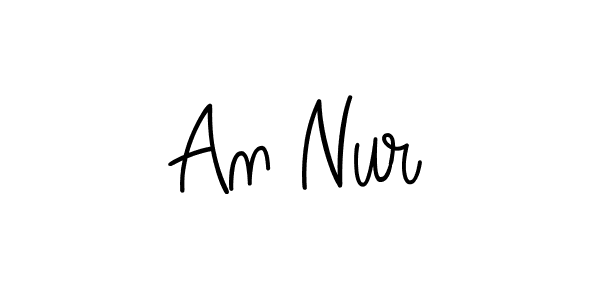 This is the best signature style for the An Nur name. Also you like these signature font (Angelique-Rose-font-FFP). Mix name signature. An Nur signature style 5 images and pictures png