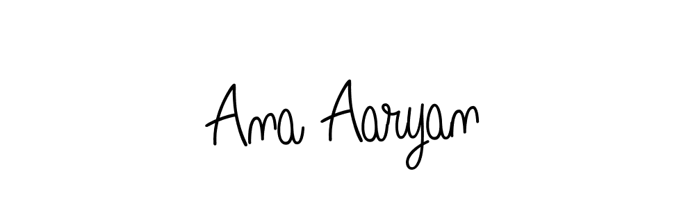 You can use this online signature creator to create a handwritten signature for the name Ana Aaryan. This is the best online autograph maker. Ana Aaryan signature style 5 images and pictures png