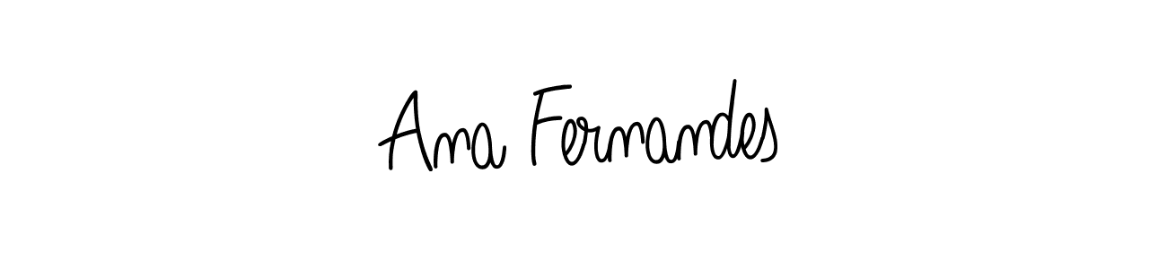 You should practise on your own different ways (Angelique-Rose-font-FFP) to write your name (Ana Fernandes) in signature. don't let someone else do it for you. Ana Fernandes signature style 5 images and pictures png