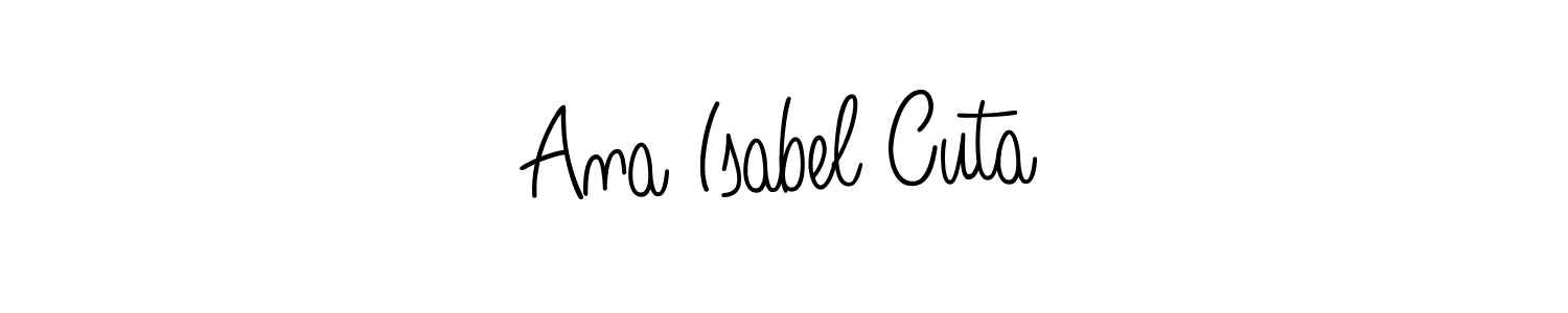 How to make Ana Isabel Cuta signature? Angelique-Rose-font-FFP is a professional autograph style. Create handwritten signature for Ana Isabel Cuta name. Ana Isabel Cuta signature style 5 images and pictures png