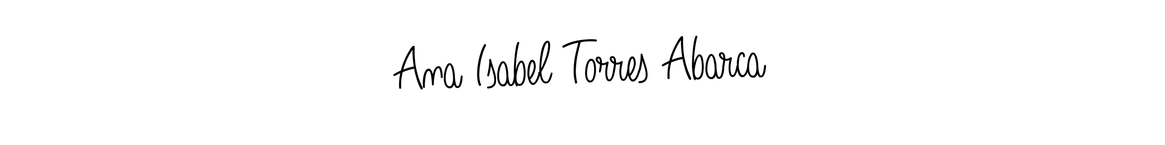 Similarly Angelique-Rose-font-FFP is the best handwritten signature design. Signature creator online .You can use it as an online autograph creator for name Ana Isabel Torres Abarca. Ana Isabel Torres Abarca signature style 5 images and pictures png