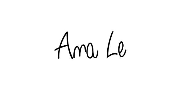 It looks lik you need a new signature style for name Ana Le. Design unique handwritten (Angelique-Rose-font-FFP) signature with our free signature maker in just a few clicks. Ana Le signature style 5 images and pictures png