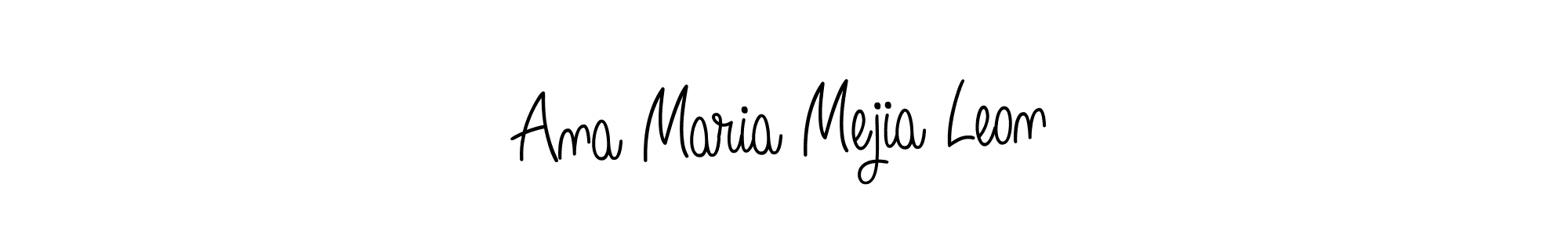 Angelique-Rose-font-FFP is a professional signature style that is perfect for those who want to add a touch of class to their signature. It is also a great choice for those who want to make their signature more unique. Get Ana Maria Mejia Leon name to fancy signature for free. Ana Maria Mejia Leon signature style 5 images and pictures png