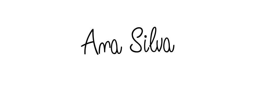 You should practise on your own different ways (Angelique-Rose-font-FFP) to write your name (Ana Silva) in signature. don't let someone else do it for you. Ana Silva signature style 5 images and pictures png