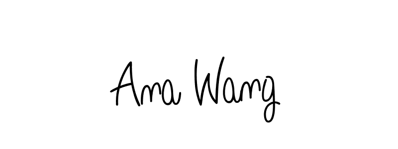 You can use this online signature creator to create a handwritten signature for the name Ana Wang. This is the best online autograph maker. Ana Wang signature style 5 images and pictures png