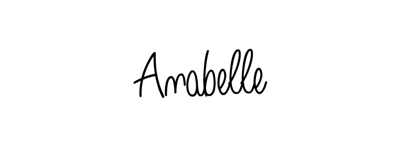 You should practise on your own different ways (Angelique-Rose-font-FFP) to write your name (Anabelle) in signature. don't let someone else do it for you. Anabelle signature style 5 images and pictures png