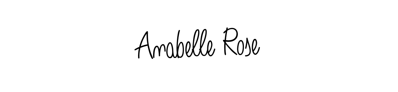 Create a beautiful signature design for name Anabelle Rose. With this signature (Angelique-Rose-font-FFP) fonts, you can make a handwritten signature for free. Anabelle Rose signature style 5 images and pictures png