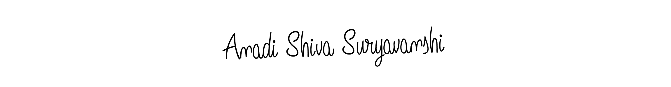 How to make Anadi Shiva Suryavanshi signature? Angelique-Rose-font-FFP is a professional autograph style. Create handwritten signature for Anadi Shiva Suryavanshi name. Anadi Shiva Suryavanshi signature style 5 images and pictures png