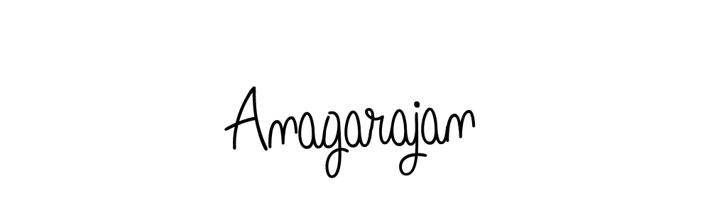 Design your own signature with our free online signature maker. With this signature software, you can create a handwritten (Angelique-Rose-font-FFP) signature for name Anagarajan. Anagarajan signature style 5 images and pictures png