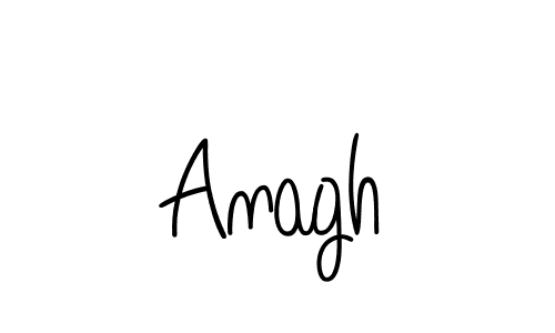 How to make Anagh name signature. Use Angelique-Rose-font-FFP style for creating short signs online. This is the latest handwritten sign. Anagh signature style 5 images and pictures png